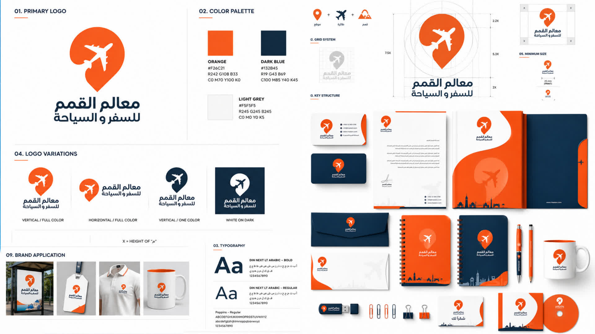 Milestones Peaks brand identity board